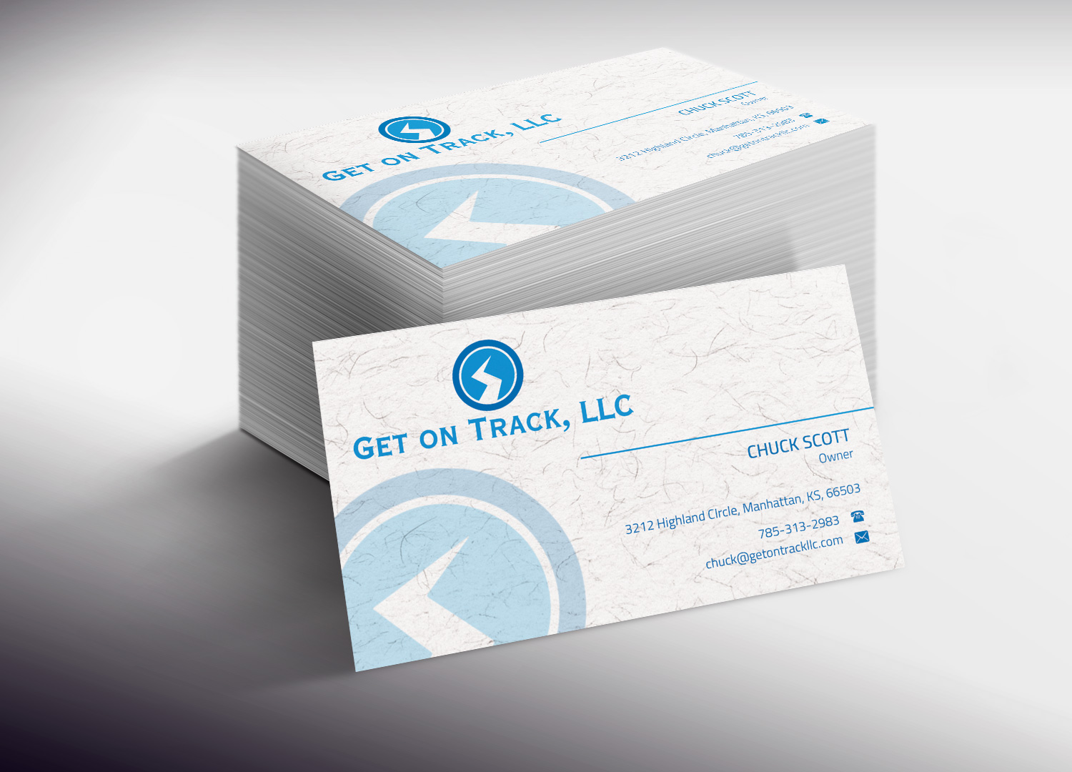 Business Card Design by Lanka Ama for Get on Track | Design #4673157