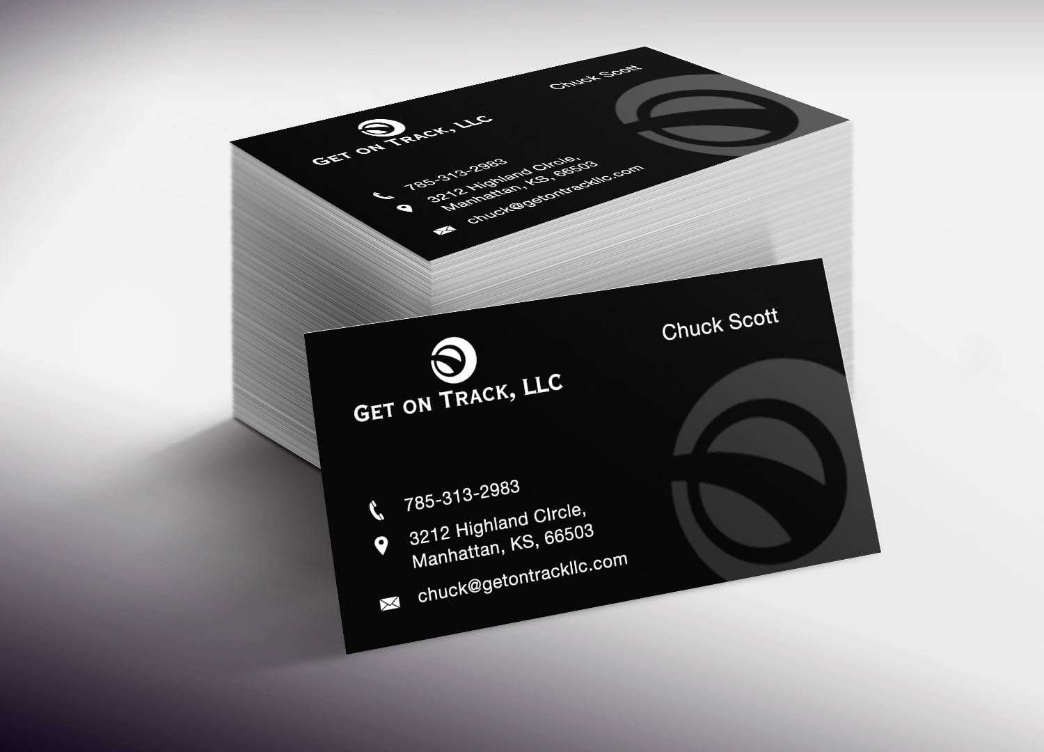 Business Card Design by Lanka Ama for Get on Track | Design #4673158
