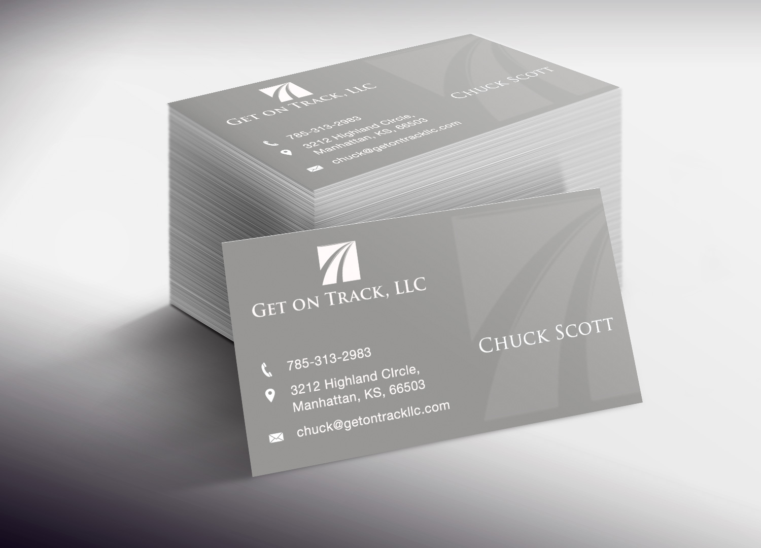Business Card Design by Lanka Ama for Get on Track | Design #4673159