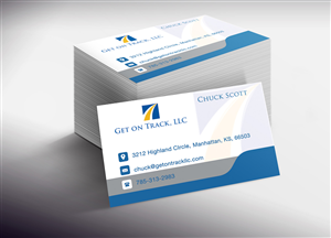 Business Card Design by Lanka Ama for Get on Track | Design: #4673541