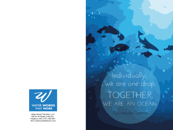 Card Design by BethandDesigns for Water Words That Work LLC | Design #4707981