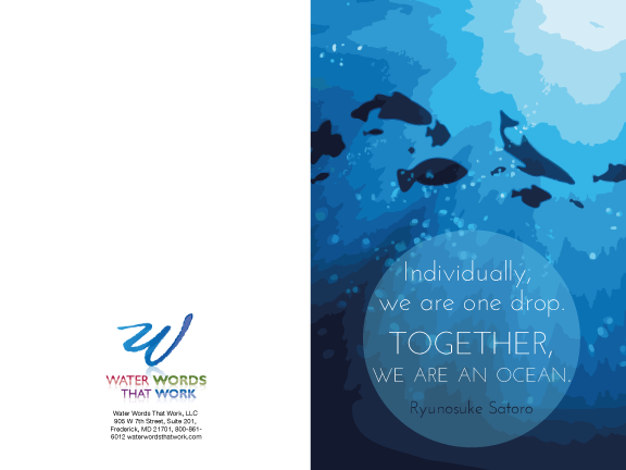 Card Design by BethandDesigns for Water Words That Work LLC | Design: #4761141