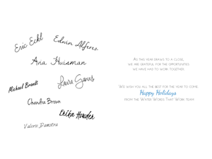 Card Design by BethandDesigns for Water Words That Work LLC | Design: #4761143