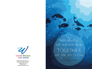 Card Design by BethandDesigns for Water Words That Work LLC | Design: #4797957