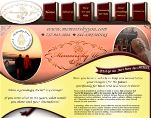 Web-Design von INKKO für Memoirs by You | Design: #4695343