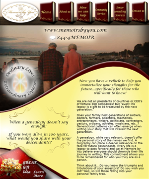 Web-Design von INKKO für Memoirs by You | Design: #4706561