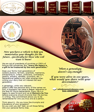 Web-Design von INKKO für Memoirs by You | Design: #4716286