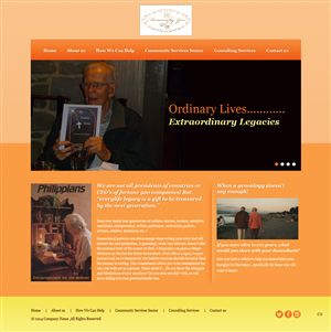Web-Design von pb für Memoirs by You | Design: #4693060