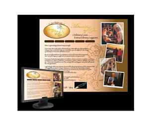 Web Design by river graphics for Memoirs by You | Design #4690946