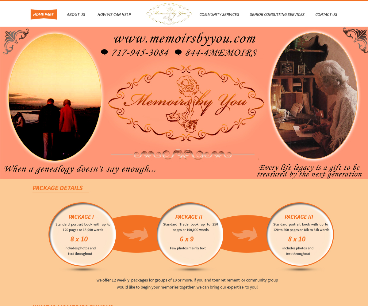 Web-Design von WebPixel für Memoirs by You | Design #4682376
