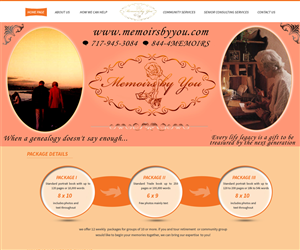 Web-Design von WebPixel für Memoirs by You | Design: #4682376