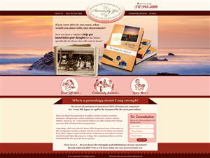 Web Design by EZSolution for Memoirs by You | Design #4784233