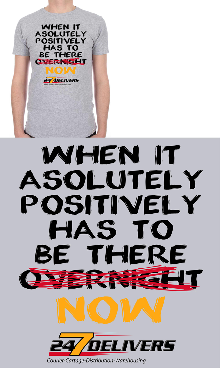 t shirt design for 247 delivers by piersols design 4732706 overnight t shirt design