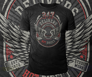 T-shirt Design by dedonk graphic for 247 Delivers | Design: #4738580