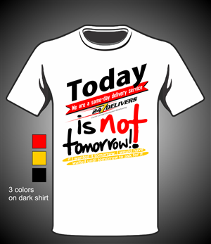 T-shirt Design by TripDesigns for 247 Delivers | Design: #4735583