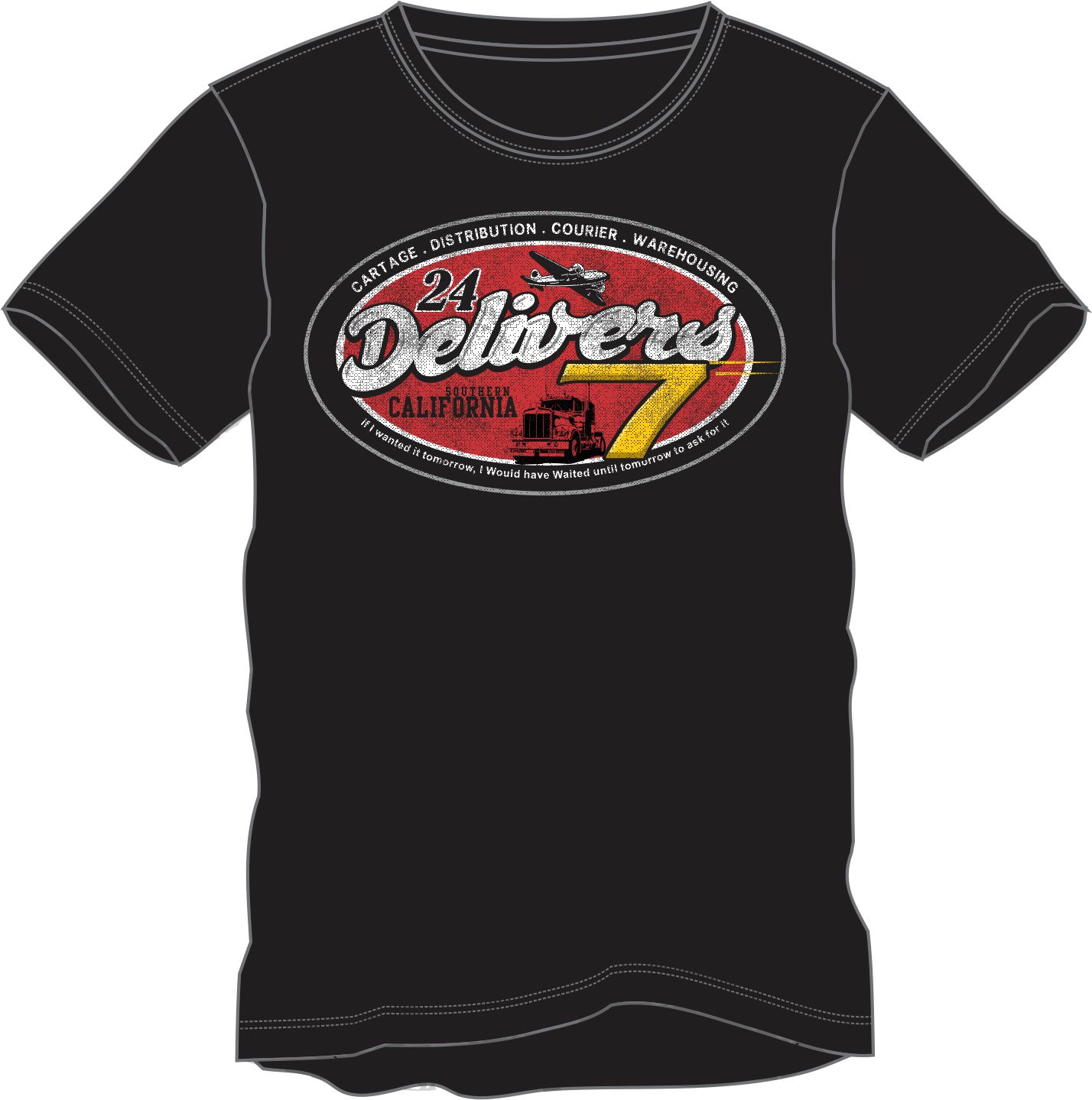 Design de T-shirt par gitanapolis pour 247 Delivers | Design #4702347