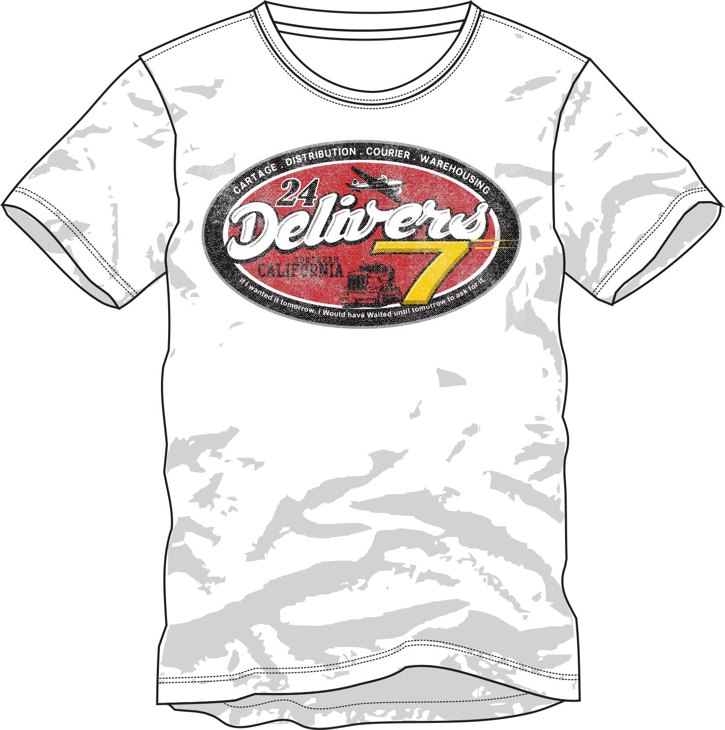 Design de T-shirt par gitanapolis pour 247 Delivers | Design #4702349