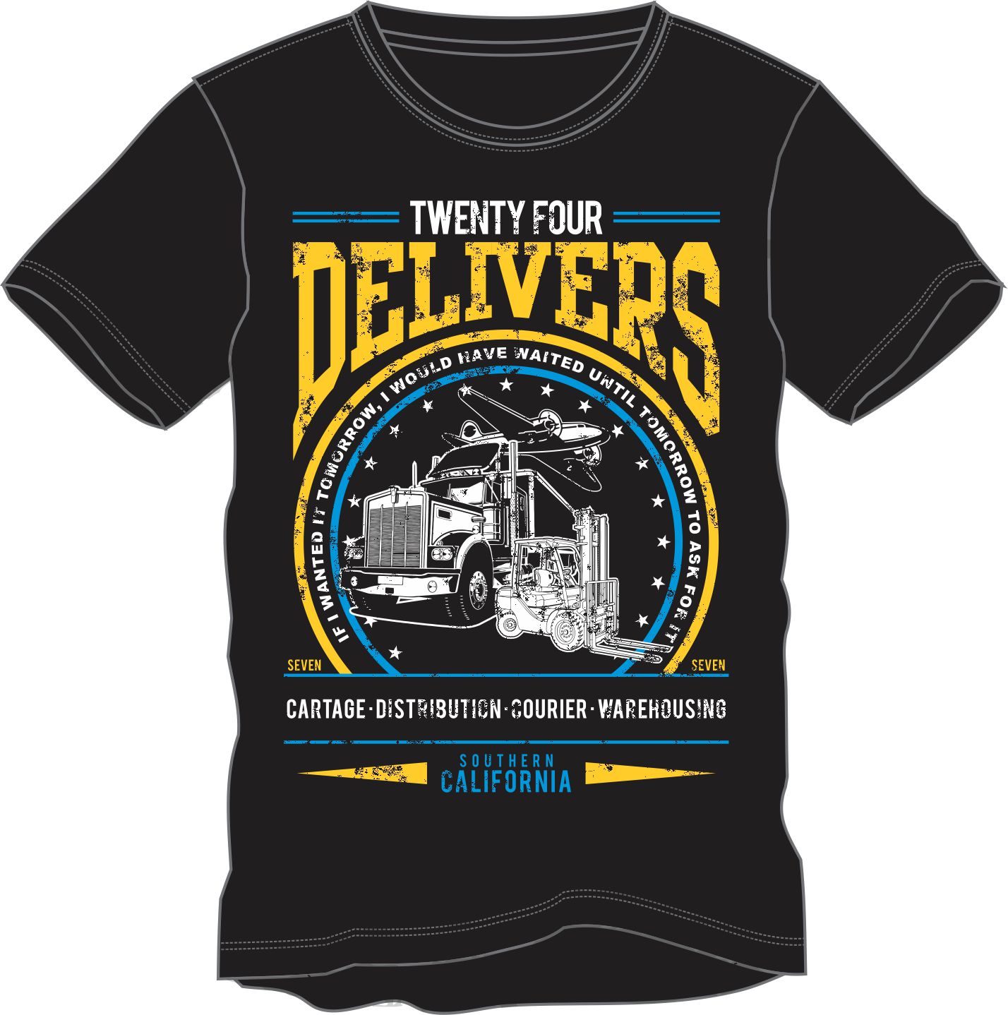 T-Shirt-Design von gitanapolis für 247 Delivers | Design #4706691