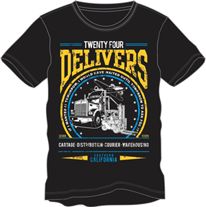 T-shirt Design by gitanapolis for 247 Delivers | Design: #4706691