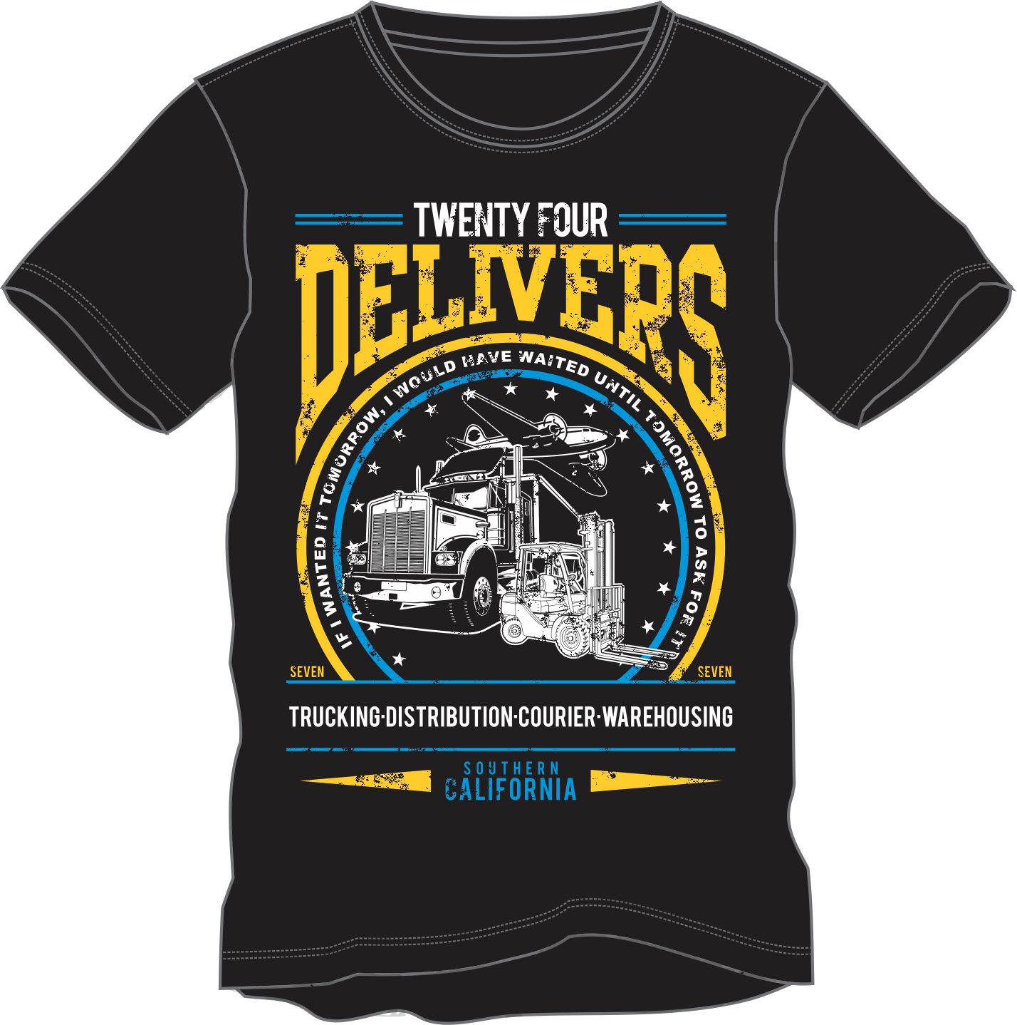 T-shirt Design by gitanapolis for 247 Delivers | Design #4707355