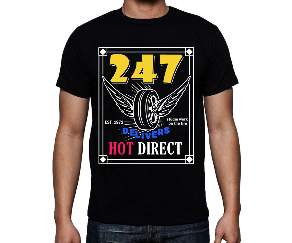 T-shirt Design by KhristianVinuya for 247 Delivers | Design #4734445