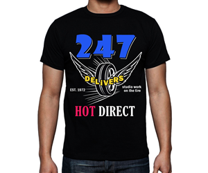 T-shirt Design by KhristianVinuya for 247 Delivers | Design: #4734464