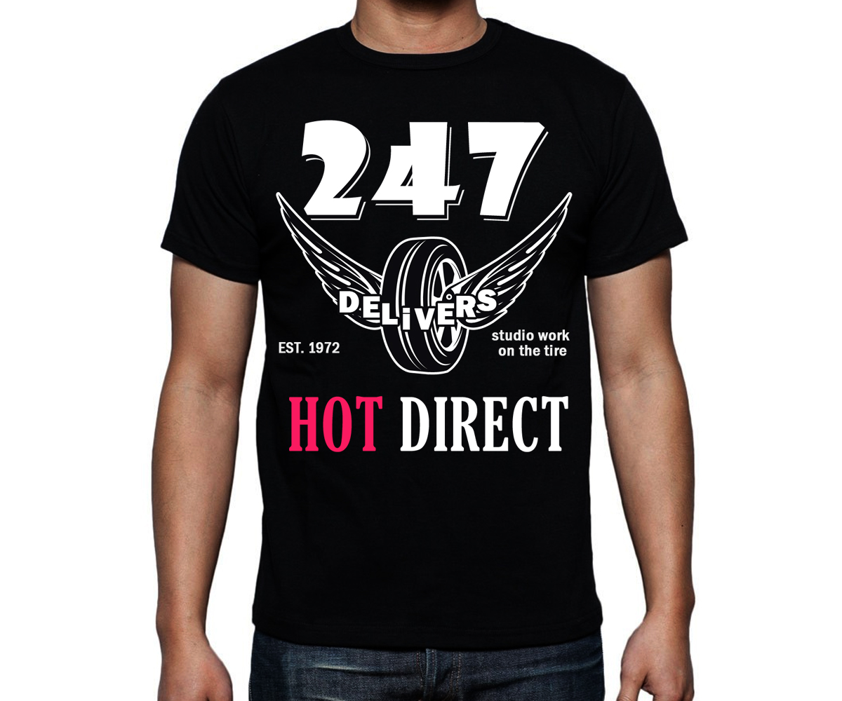 T-shirt Design by KhristianVinuya for 247 Delivers | Design #4734502