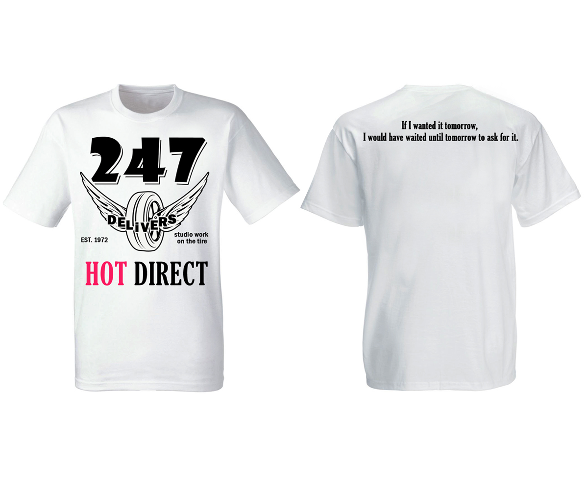 Diseño de Camiseta por KhristianVinuya para 247 Delivers | Diseño #4734573