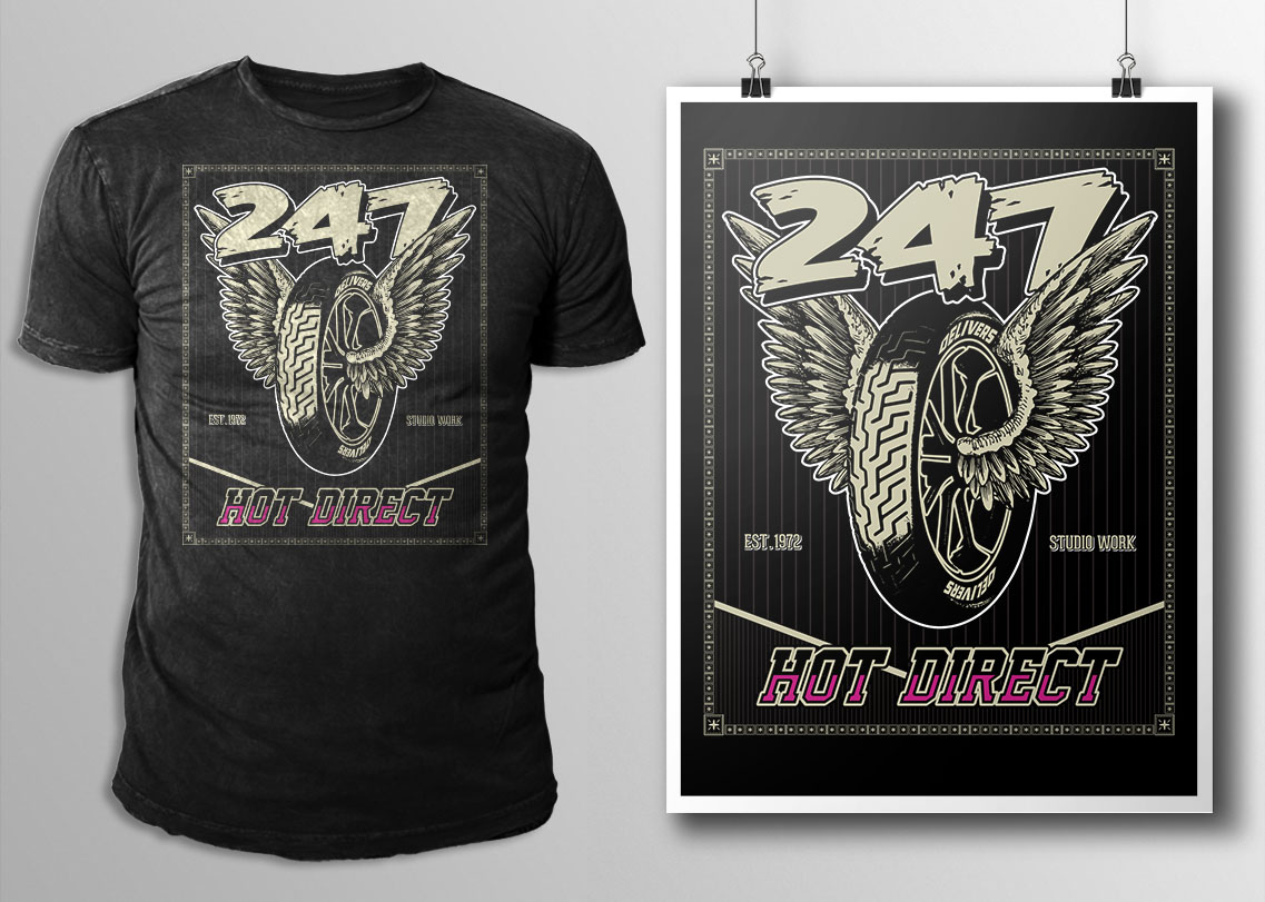 T-shirt Design by swo0osh for 247 Delivers | Design #4704705
