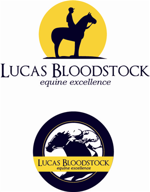Lucas Bloodstock | Logo Design by Marta Sobczak 