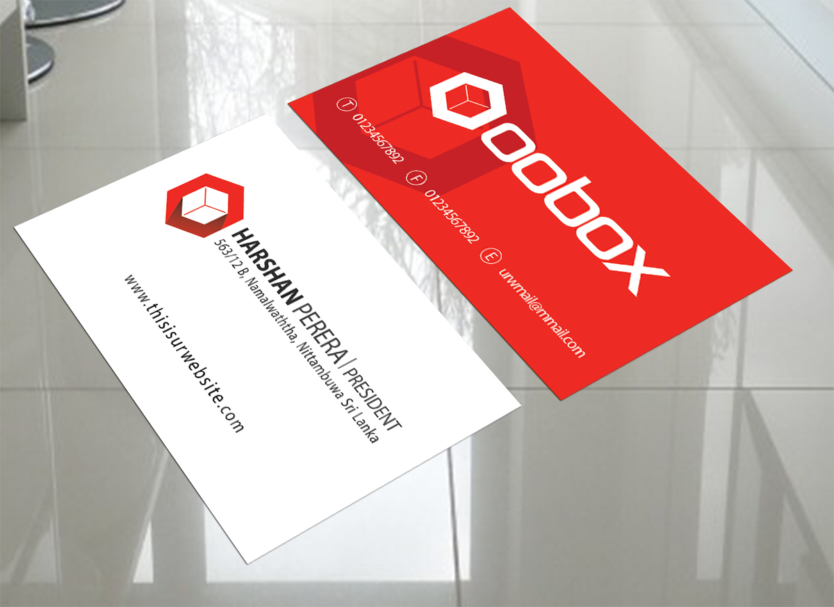Business Card Design by Harshan for this project | Design #5061956