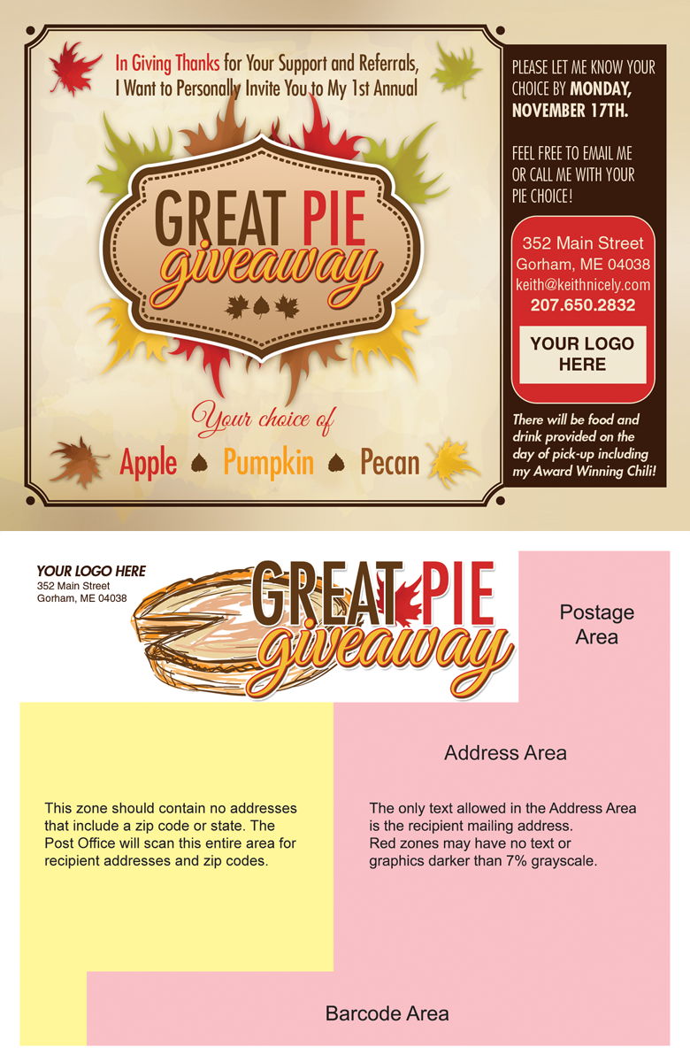Postcard Design by m_street1978 for this project | Design #4685535