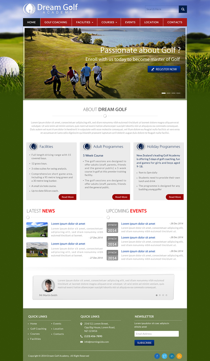 Web Design by Sbss for this project | Design #5005966