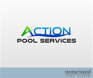 Logo Design by Jan Panol for Action Pool Services | Design: #4678762