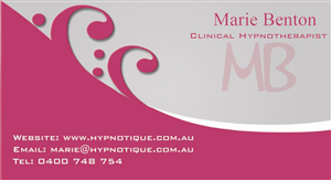Clinical Hypnotherapist needs business card design | Business Card Design by Stream Graphics