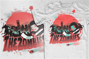 Zombie Logo & Design for Ice Hockey Jersey  | Diseño de Camiseta por BuntarBG