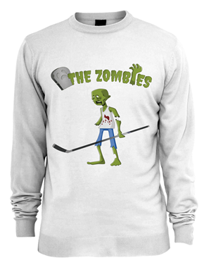 Zombie Logo & Design for Ice Hockey Jersey  | Diseño de Camiseta por db1404