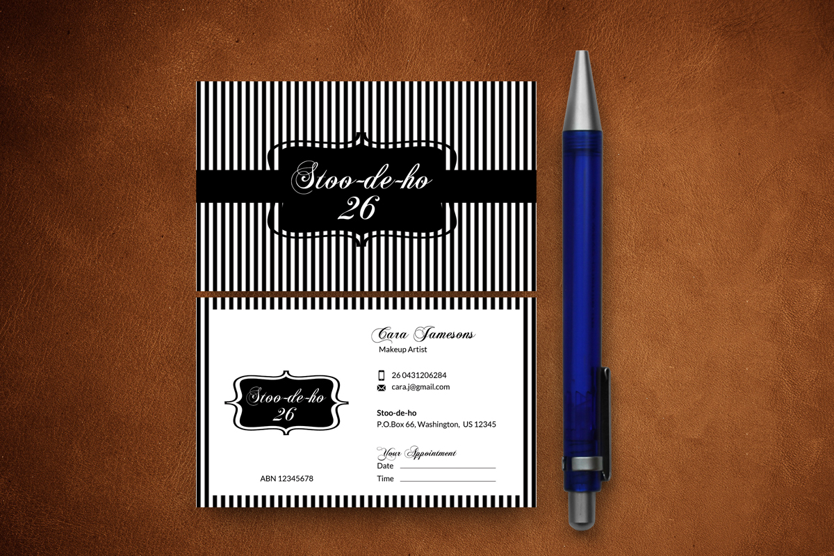 Business Card Design by Sarah Haroon for this project | Design #4702732
