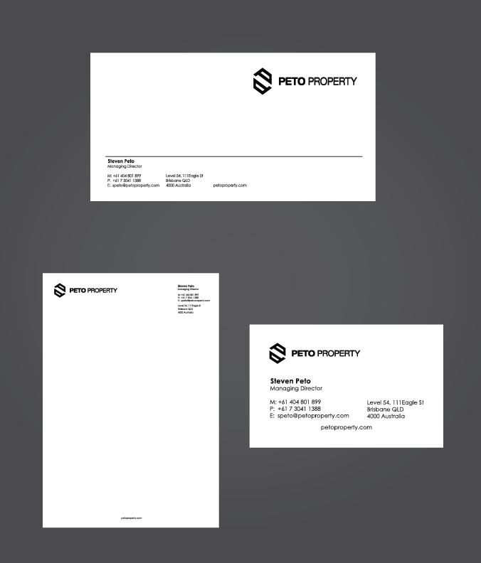 Stationery Design by jizzy123 for Peto Group | Design #4832786