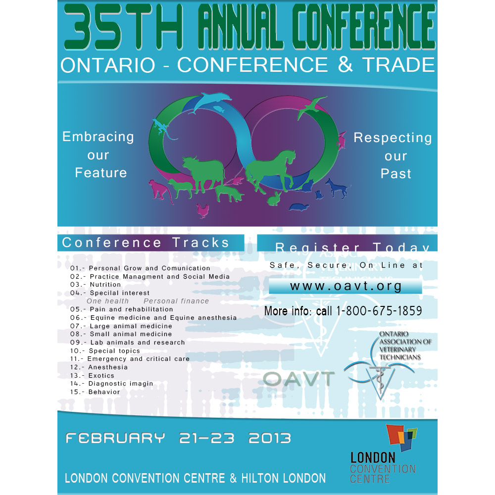 Graphic Design by bluewindwork for The Ontario Association of Veterinary Technicians | Design #1368932