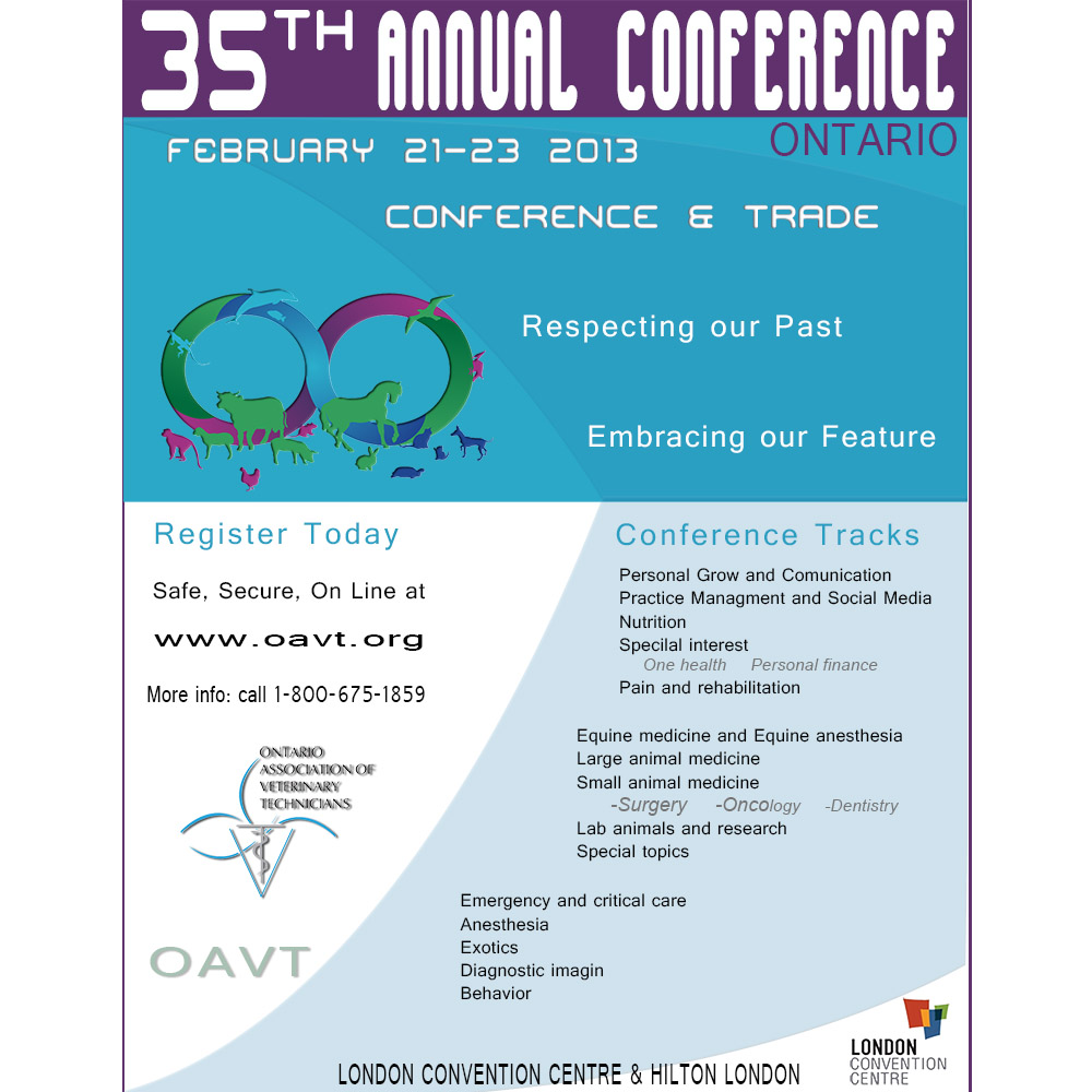 Graphic Design by bluewindwork for The Ontario Association of Veterinary Technicians | Design #1371202