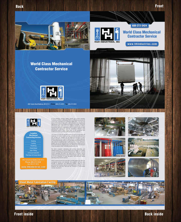 Brochure Design by meet007 for this project | Design #4746312