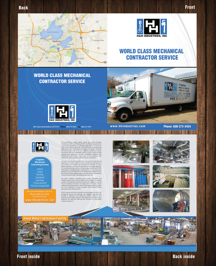 Brochure Design by meet007 for this project | Design #4751587