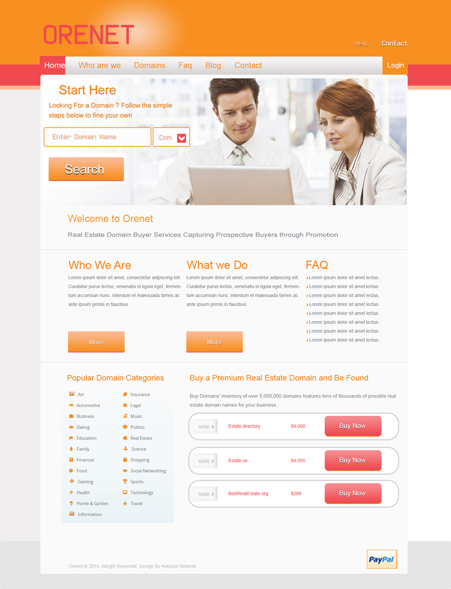 Wordpress Design by Shoaib Abbasi for ore net marketing | Design #3279889