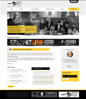 WordPress-Design von sonaldesign für AuctionServices.com, Inc. | Design: #4705646