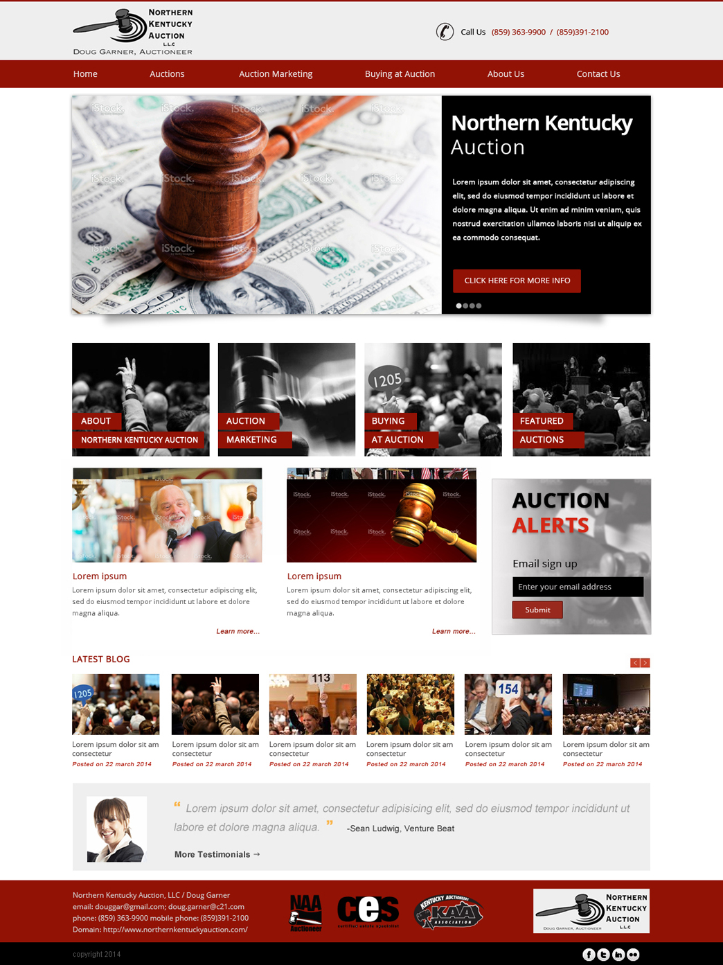 Wordpress Design by sonaldesign for AuctionServices.com, Inc. | Design #4708672