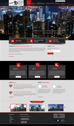 Wordpress Design by saroshdurrani for AuctionServices.com, Inc. | Design #4711053
