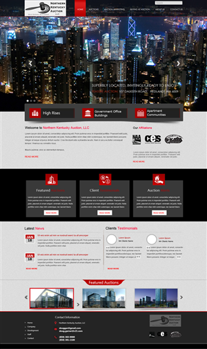 WordPress-Design von saroshdurrani für AuctionServices.com, Inc. | Design: #4711054