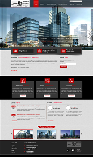 WordPress-Design von saroshdurrani für AuctionServices.com, Inc. | Design: #4711055