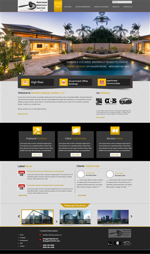 WordPress-Design von saroshdurrani für AuctionServices.com, Inc. | Design: #4712197